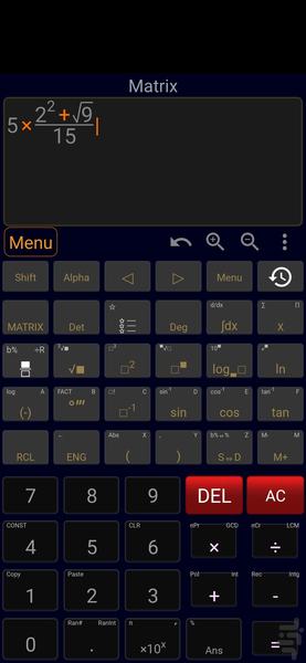 ماشین حساب مهندسی - Image screenshot of android app