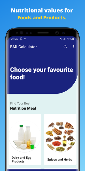 BMI Calculator - عکس برنامه موبایلی اندروید