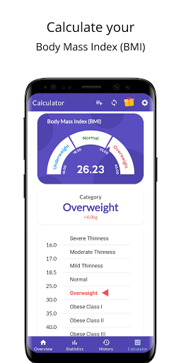 Weight Tracker+ BMI Calculator - عکس برنامه موبایلی اندروید