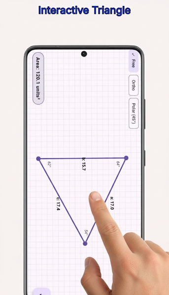 Diagonal Calculator - عکس برنامه موبایلی اندروید