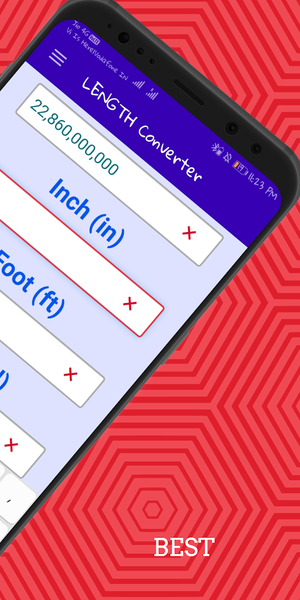 Length Converter - Length Calc - عکس برنامه موبایلی اندروید