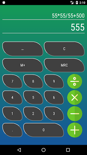 Calculator Lite 🔢 - عکس برنامه موبایلی اندروید