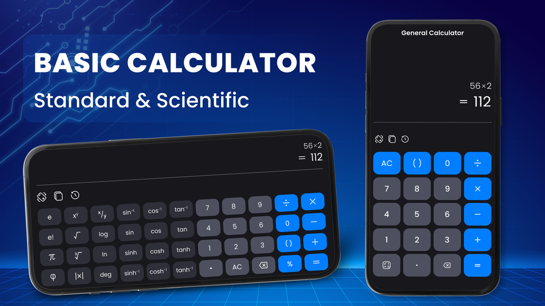 Easy Calculator-Unit Converter - عکس برنامه موبایلی اندروید