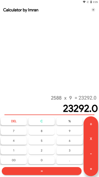 Calculator V1 - Image screenshot of android app