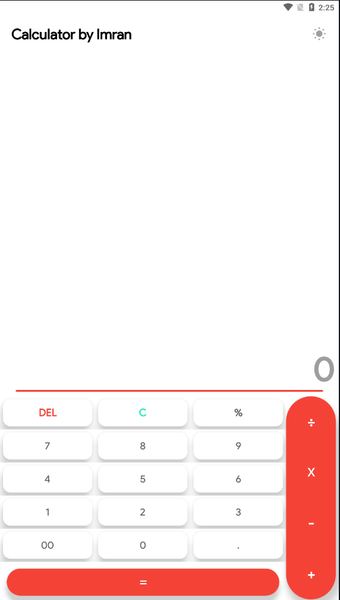 Calculator V1 - Image screenshot of android app