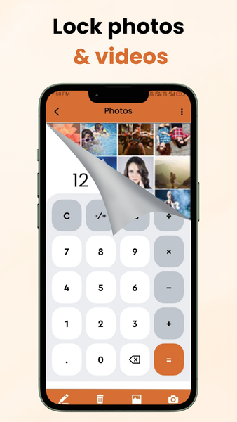 Calculator Hide Application - Image screenshot of android app