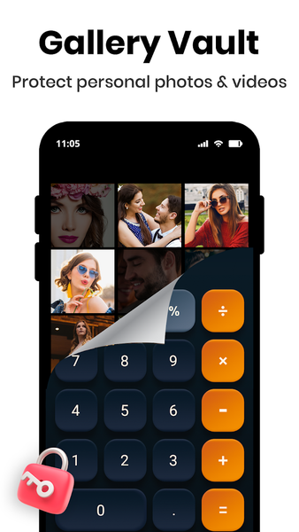 Calculator App Lock Hide Photo - Image screenshot of android app