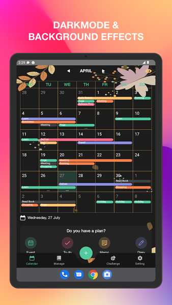 Cute Calendar Schedule Planner - Image screenshot of android app