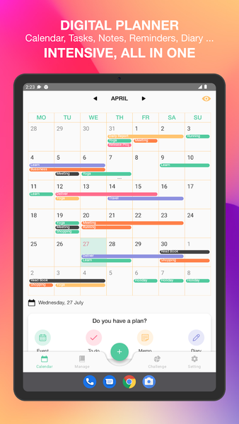 Cute Calendar Schedule Planner - Image screenshot of android app