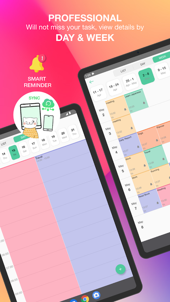 Cute Calendar Schedule Planner - Image screenshot of android app