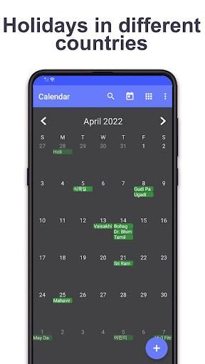 A Calendar - Image screenshot of android app