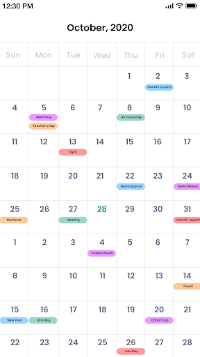Calendar - عکس برنامه موبایلی اندروید