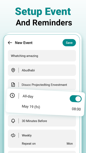 calendar 2023 - Image screenshot of android app