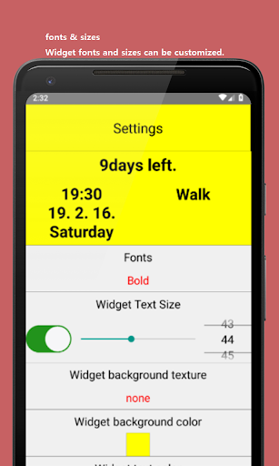 Calendar Alarm (D-DAY) - Image screenshot of android app
