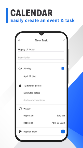 Calendar 2025: Simple Calendar - Image screenshot of android app