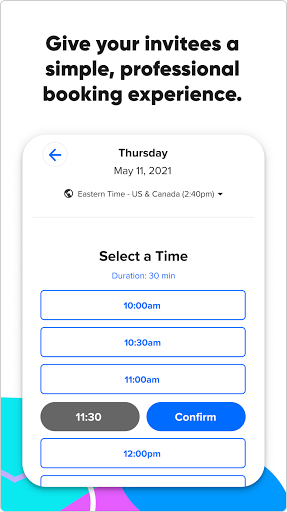 Calendly Mobile - Image screenshot of android app