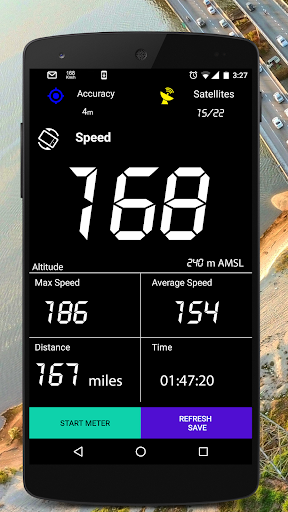 GPS Speedometer - Trip Meter - عکس برنامه موبایلی اندروید