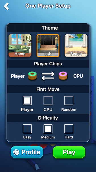 Four In A Row Connect Game - Gameplay image of android game