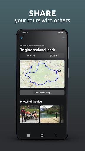 calimoto — Motorcycle GPS - Image screenshot of android app