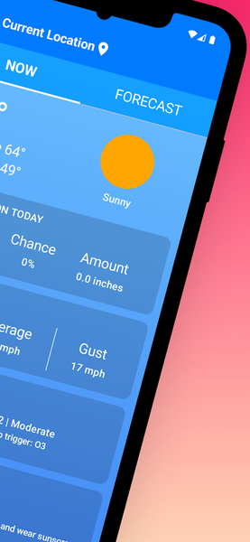 Weather on Homescreen - عکس برنامه موبایلی اندروید