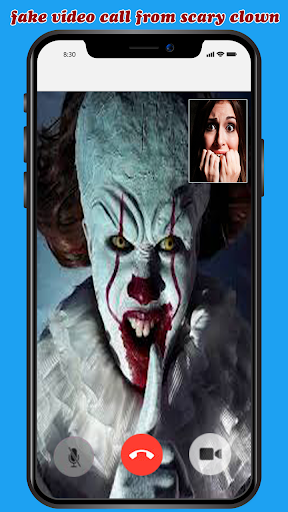 Fake Video Call From Scary Clown (Prank) - عکس برنامه موبایلی اندروید