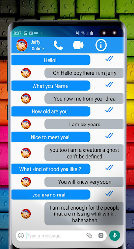 Pro 📞 Jeffy Chat and Call Video Simulation ۲۰۲۰ - عکس برنامه موبایلی اندروید