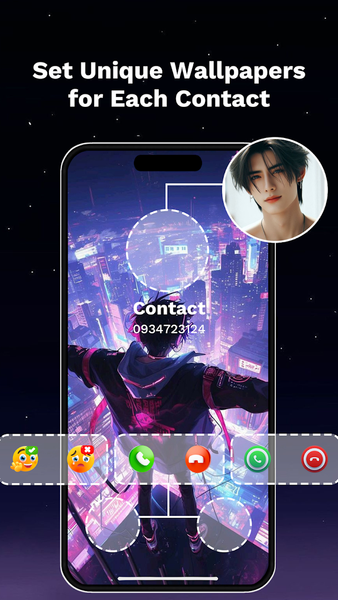 Call Screen Wallpaper - عکس برنامه موبایلی اندروید