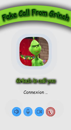 Call green Grinch Video Chat - Image screenshot of android app