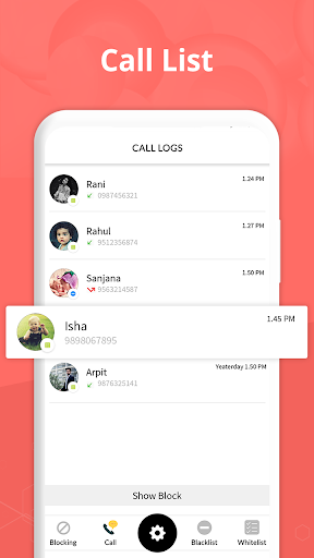 Incoming Call Blocker- Blacklist Spam Caller - Image screenshot of android app