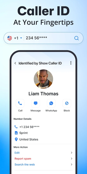 Caller ID Name, Location & SMS - عکس برنامه موبایلی اندروید