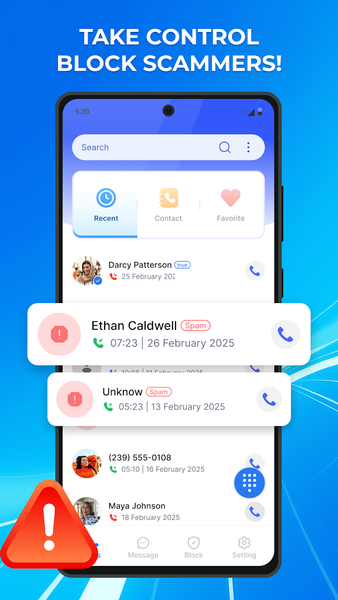 Spam blocker - Phone block - Image screenshot of android app