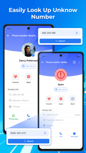 Spam blocker - Phone block - عکس برنامه موبایلی اندروید