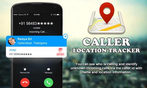 Mobile Caller ID Location Tracker - Image screenshot of android app