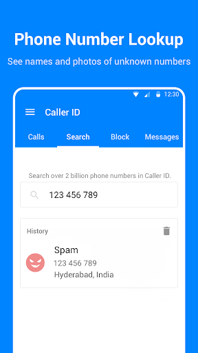 Caller ID, Phone Dialer, Block - Image screenshot of android app