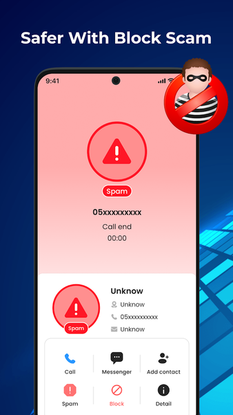 Phone Call Block - Block Spam - عکس برنامه موبایلی اندروید