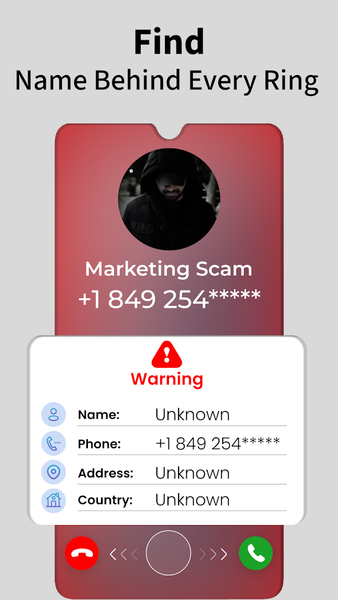 Caller ID-Reverse Phone Lookup - عکس برنامه موبایلی اندروید