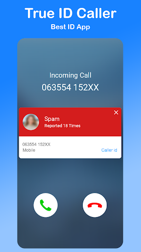 Caller ID Name & Location - Image screenshot of android app