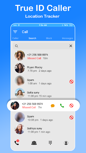 Caller ID Name & Location - Image screenshot of android app