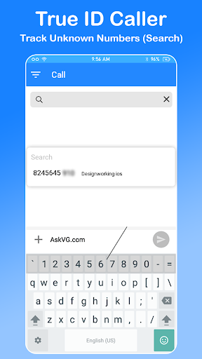 Caller ID Name & Location - Image screenshot of android app