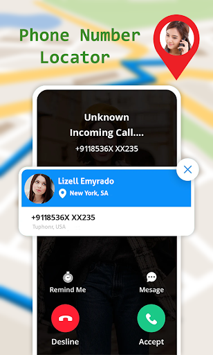 Phone Number Location Tracker - Image screenshot of android app
