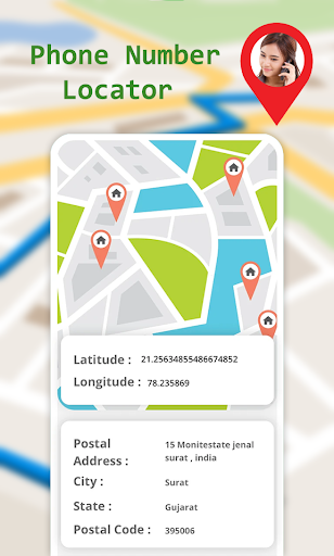 Phone Number Location Tracker - Image screenshot of android app