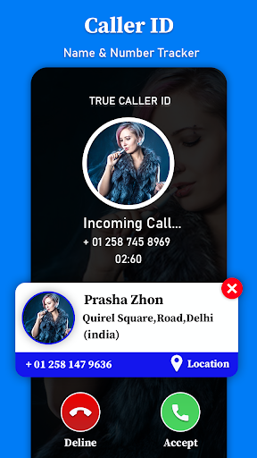 True ID Caller-Number Location - Image screenshot of android app