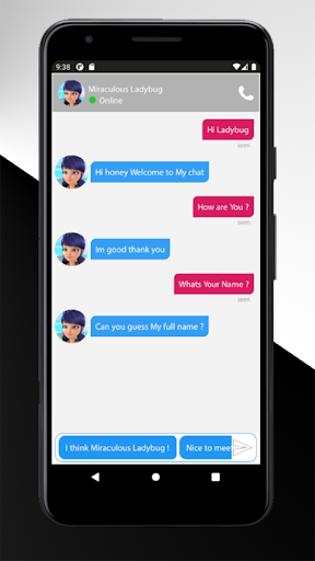 Lady Bug video call & chat 2022 fake Call - عکس بازی موبایلی اندروید