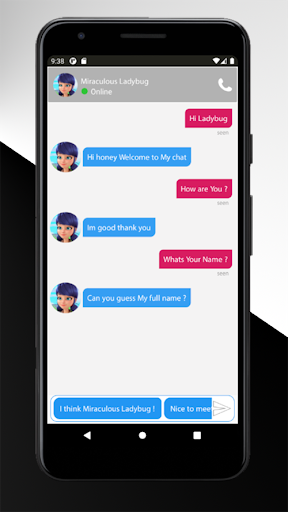 Lady Bug video call & chat 2022 fake Call - Gameplay image of android game