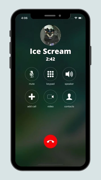 Talking Ice Scream - Fake Call - Gameplay image of android game