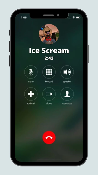 Talking Ice Scream - Fake Call - Gameplay image of android game