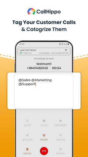 CallHippo - عکس برنامه موبایلی اندروید
