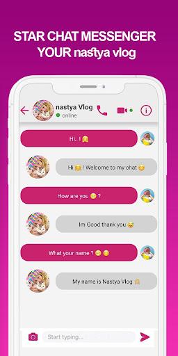 fake call video with nastya - Image screenshot of android app