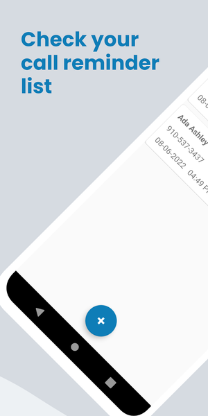 Call Reminder - Image screenshot of android app