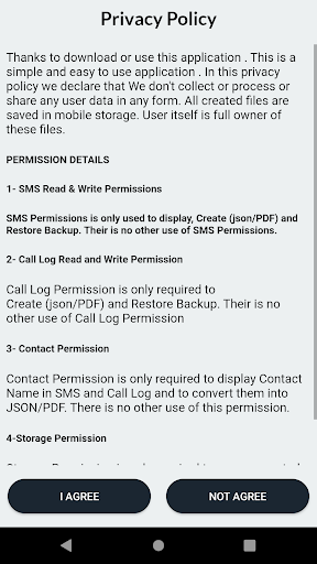 Super SMS Backup & Restore - عکس برنامه موبایلی اندروید